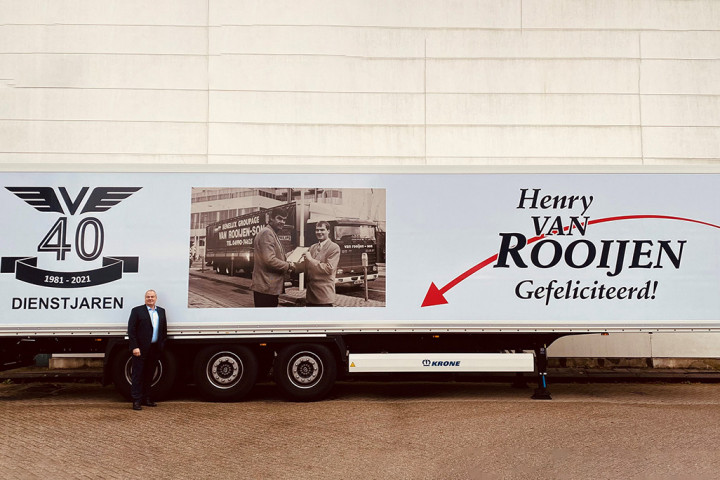 Henry Van Rooijen 40 Dienstjaren