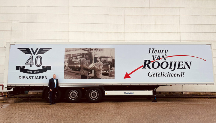 Henry Van Rooijen 40 Dienstjaren